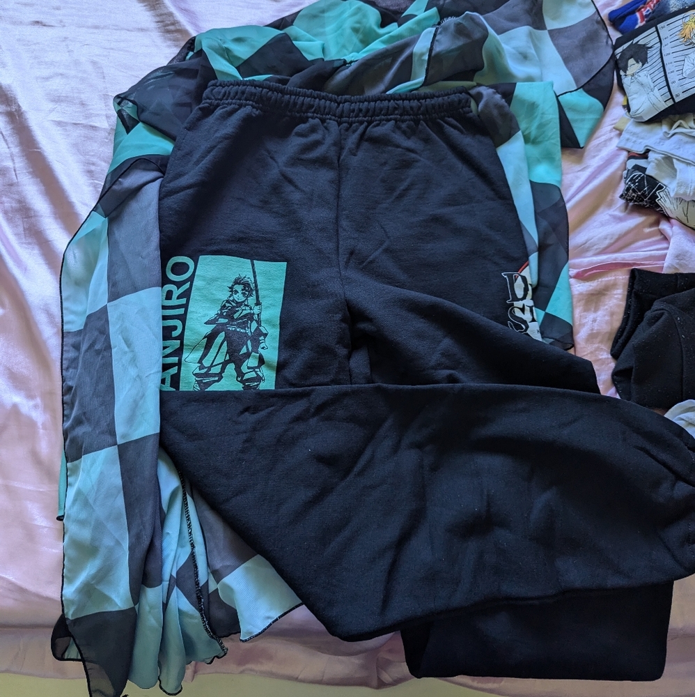 Demon Slayer Joggers + Demon Slayer Cover